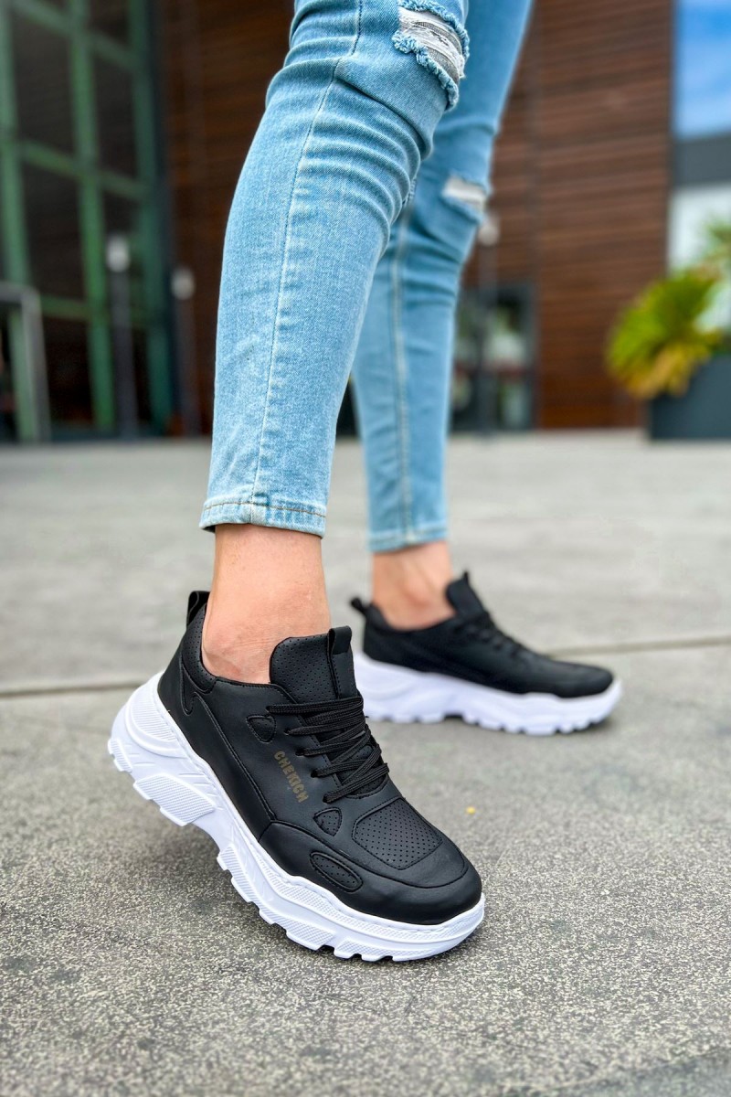 Erkek Sneaker - Siyah Beyaz - 089