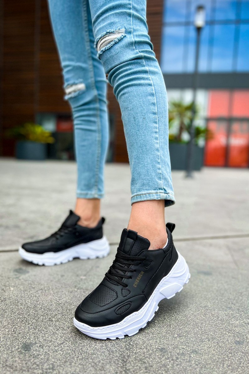 Erkek Sneaker - Siyah Beyaz - 089