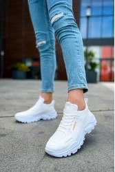 Erkek Sneaker - Beyaz - 089