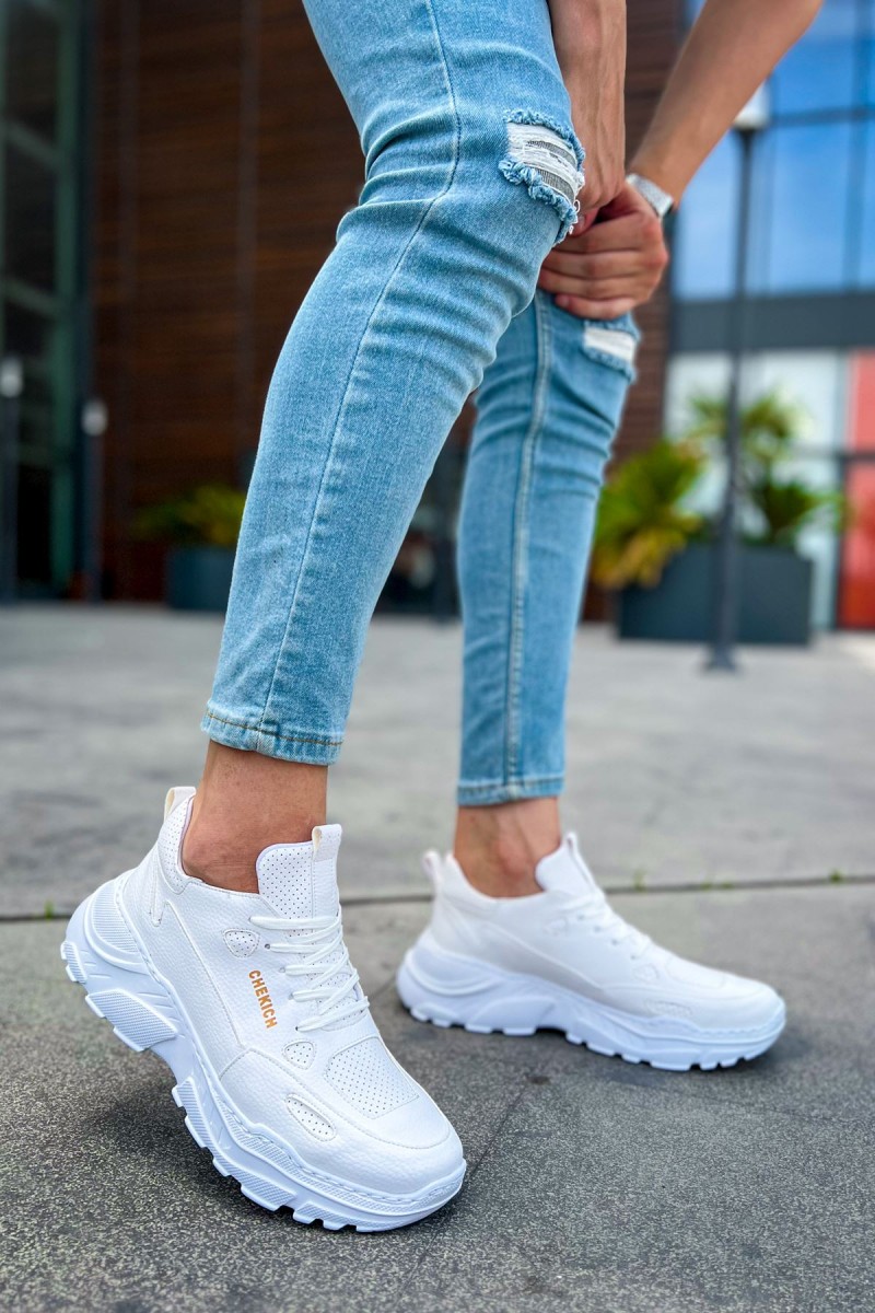 Erkek Sneaker - Beyaz - 089