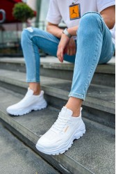 Erkek Sneaker - Beyaz - 089