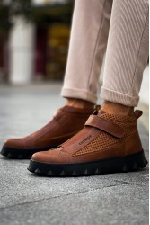 Mens High Top Sneakers - Tan - 103