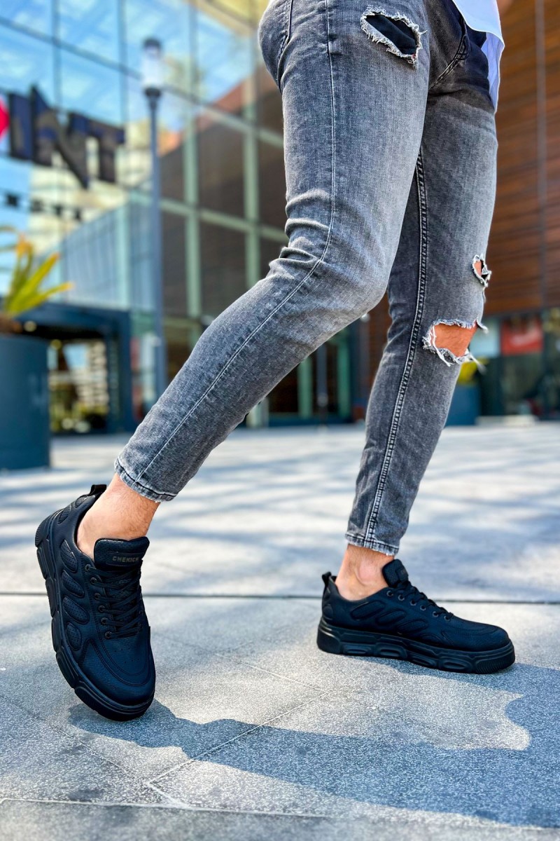 Mens Sneakers - Black - 105