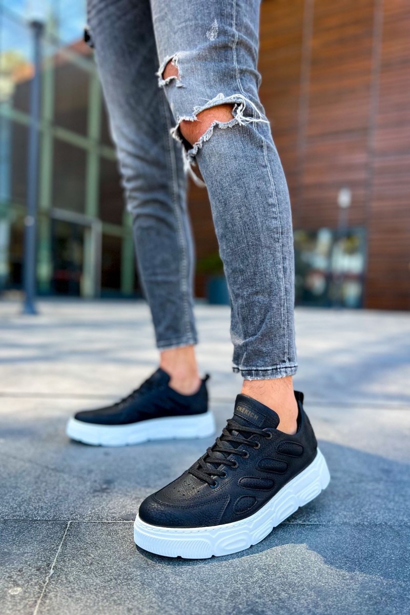 Erkek Sneaker - Siyah Beyaz - 105