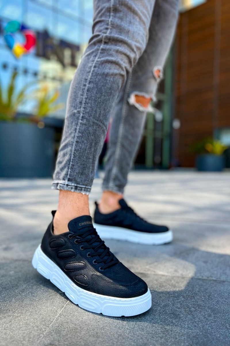 Erkek Sneaker - Siyah Beyaz - 105