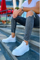 Erkek Sneaker - Beyaz - 105