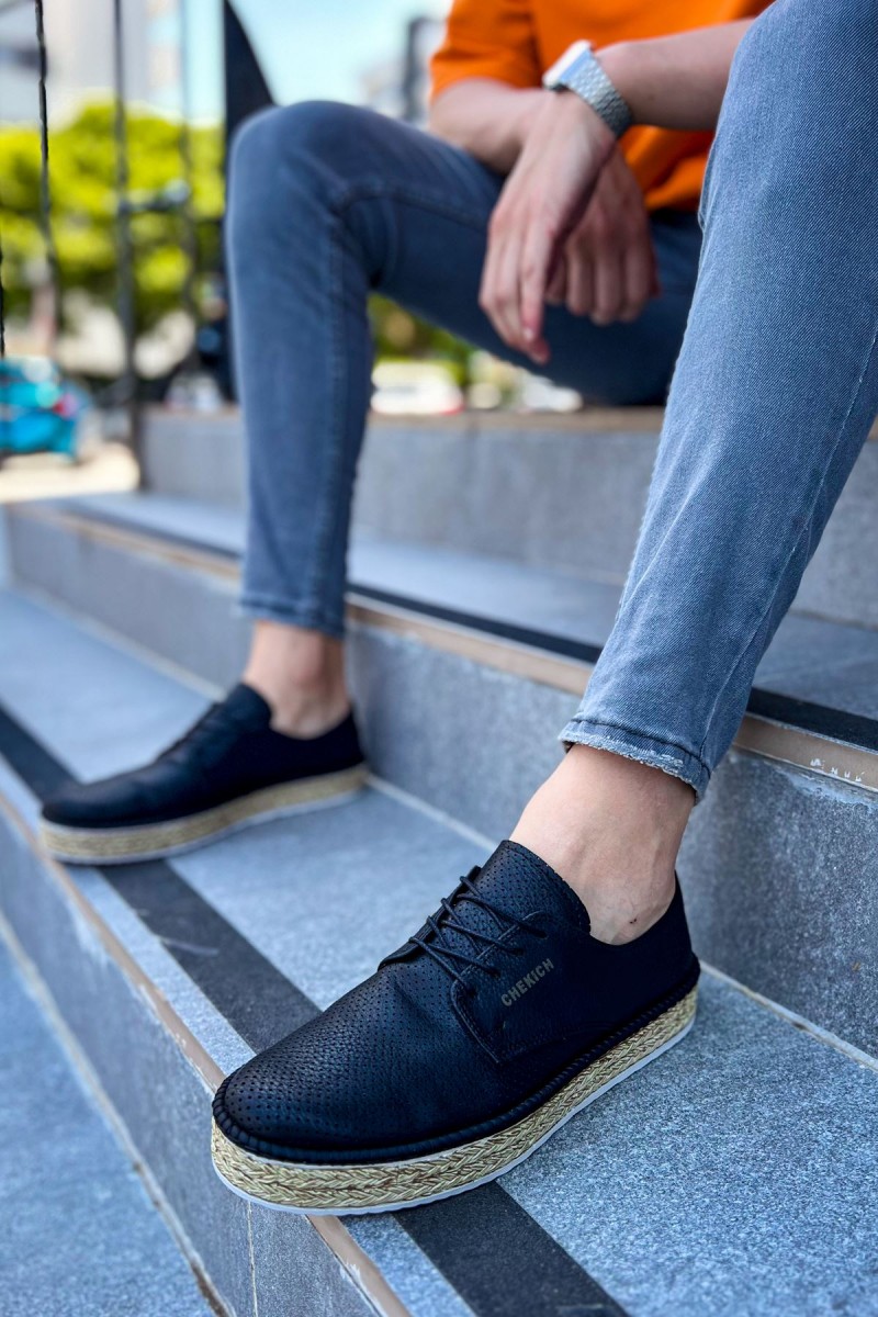 Erkek Sneaker - Siyah Beyaz - 117