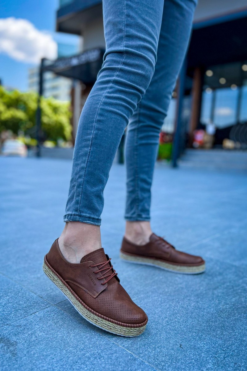 Erkek Sneaker - Taba Beyaz - 117