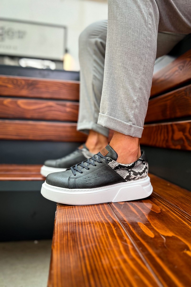 Erkek Sneaker - Antrasit - 145