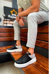 Erkek Sneaker - Siyah Beyaz - 145