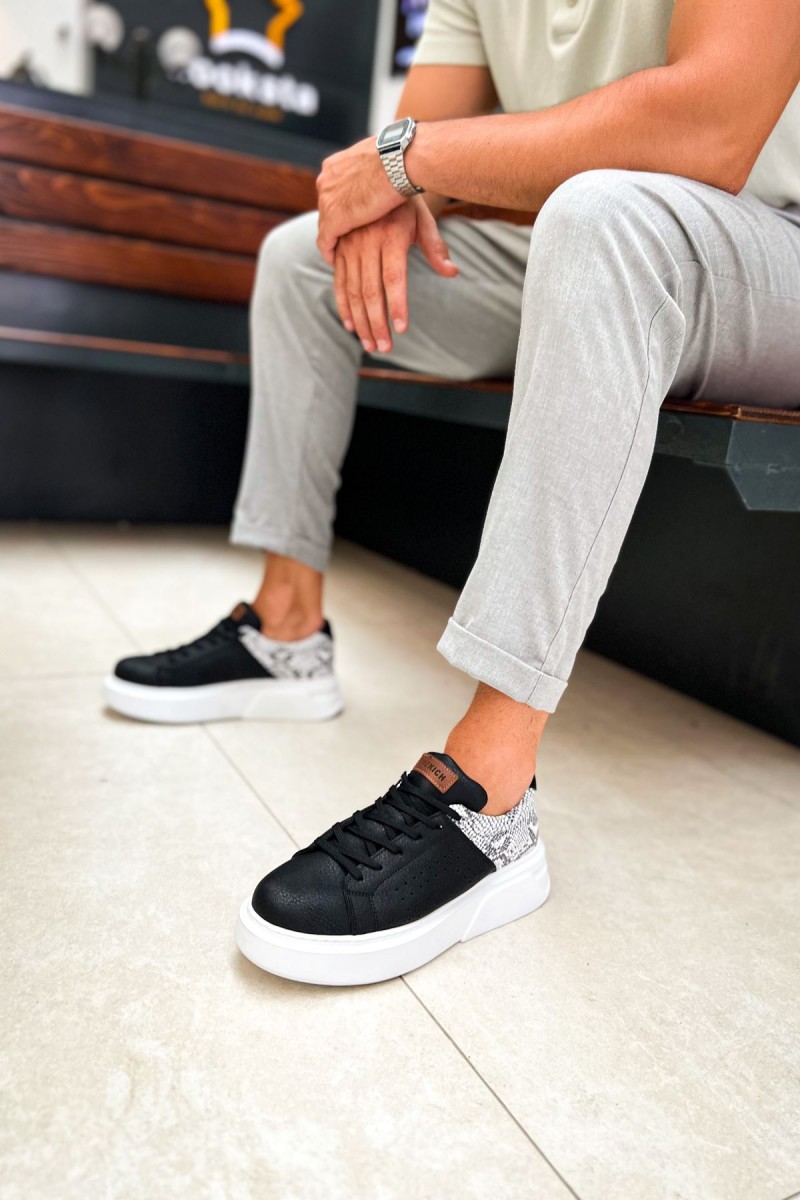 Erkek Sneaker - Siyah Beyaz - 145