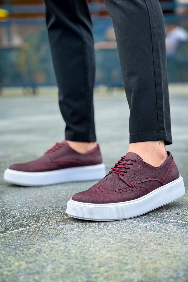 Erkek Sneaker - Bordo - 149