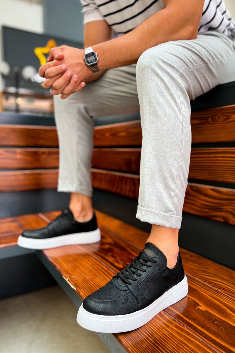Erkek Sneaker - Siyah Beyaz - 153