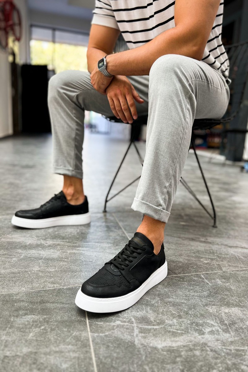 Erkek Sneaker - Siyah Beyaz - 153