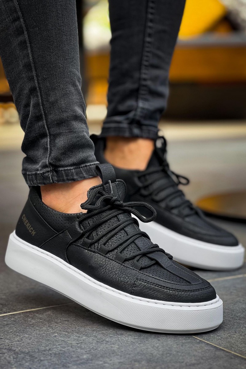 Erkek Sneaker - Siyah Beyaz - 159