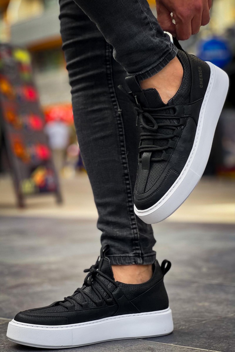 Erkek Sneaker - Siyah Beyaz - 159
