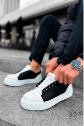 Erkek Sneaker - Beyaz Siyah - 169