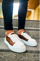 Erkek Sneaker - Taba Beyaz - 169