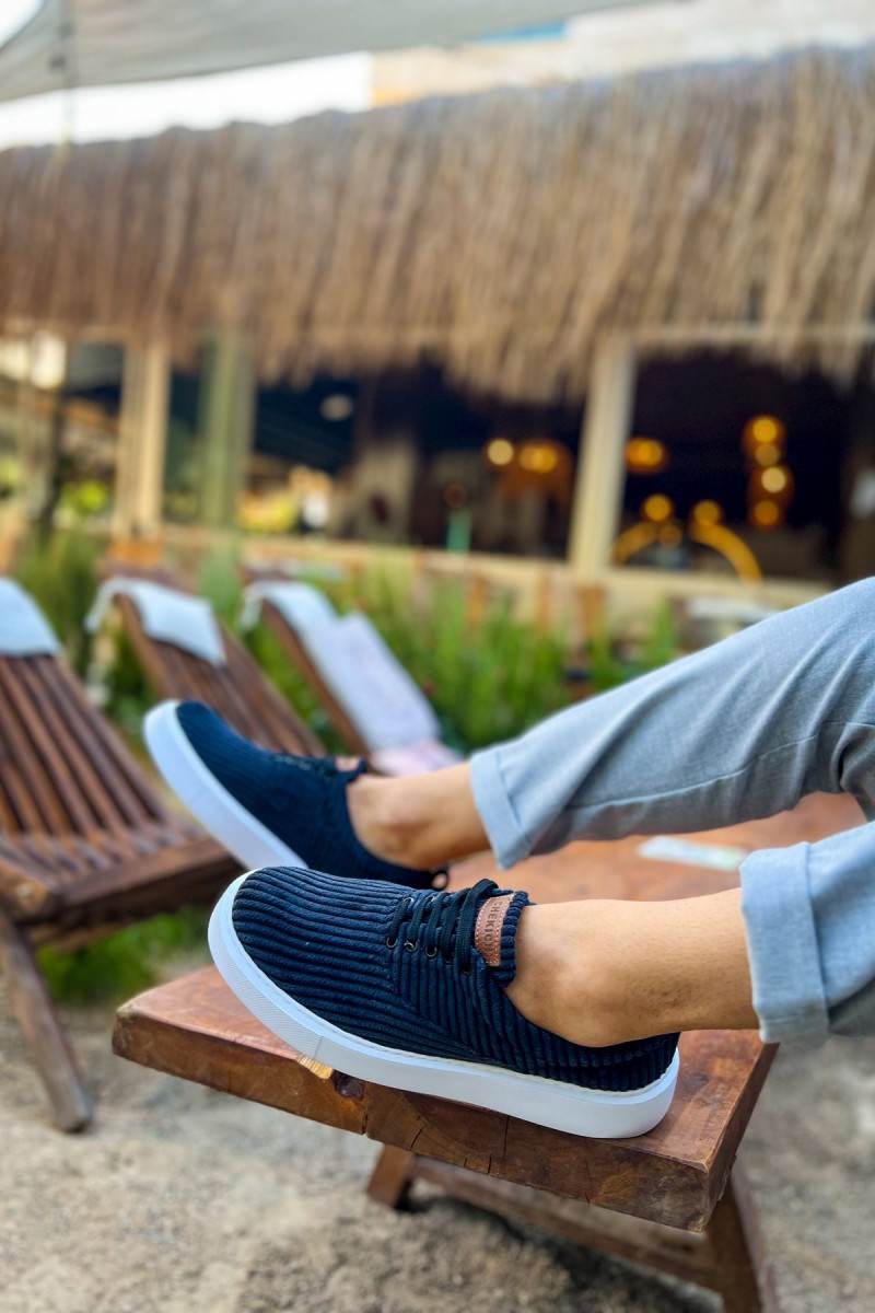 Erkek Sneaker - Siyah Beyaz - 173