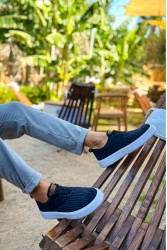 Erkek Sneaker - Siyah Beyaz - 173