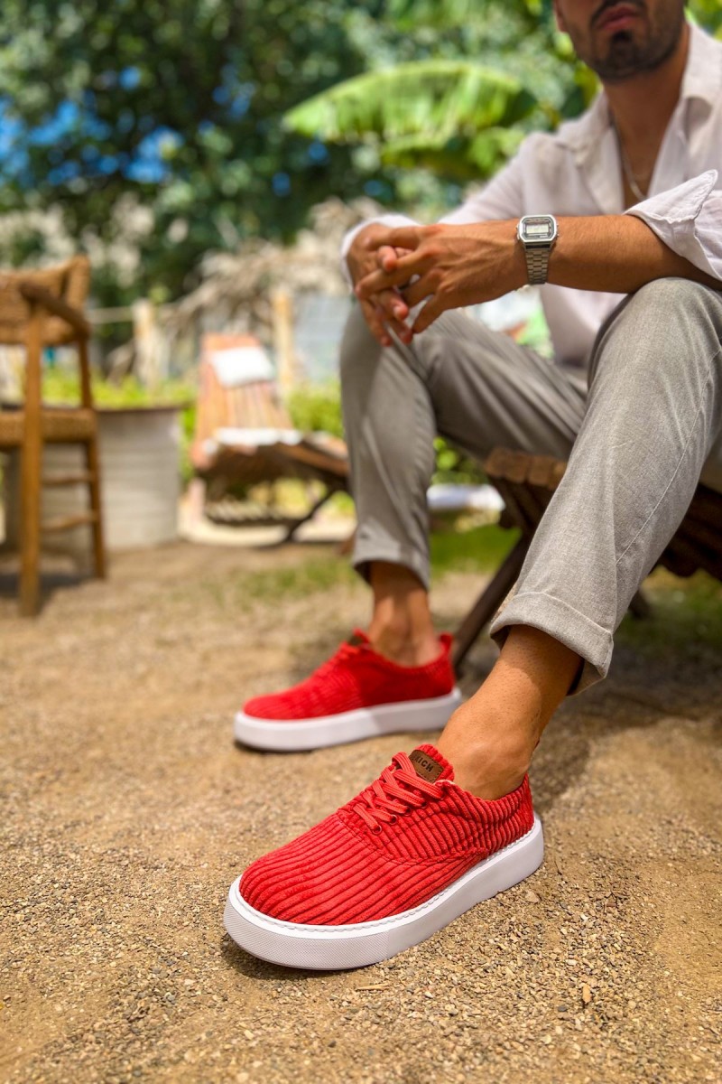 Erkek Sneaker - Kırmızı - 173