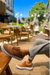 Erkek Sneaker - Taba - 173