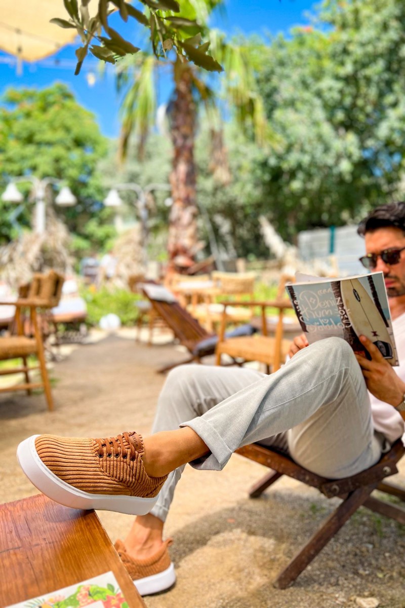 Erkek Sneaker - Taba - 173