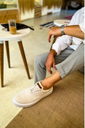 Erkek Sneaker - Beyaz - 173