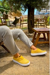 Erkek Sneaker - Sarı - 173