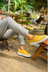 Erkek Sneaker - Sarı - 173