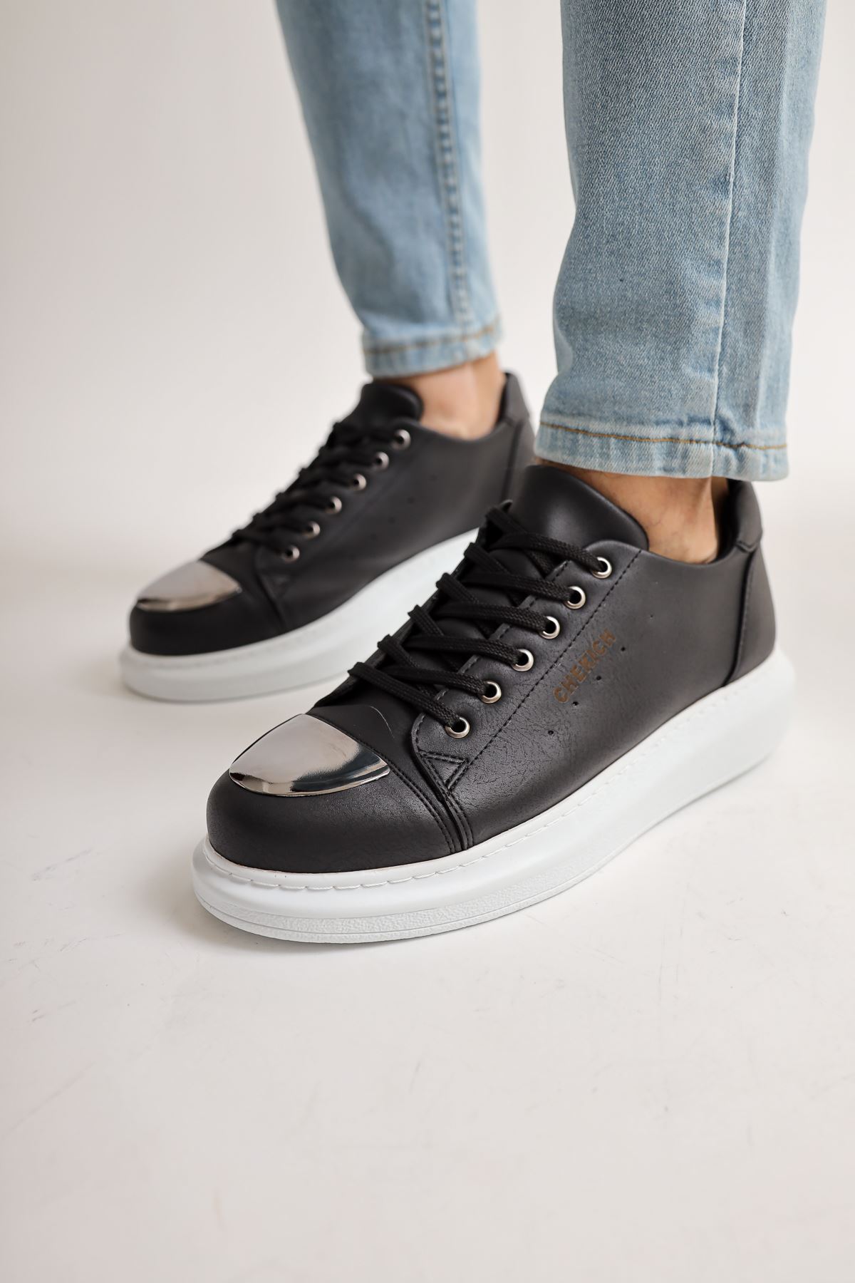 Erkek Sneaker - Siyah Beyaz - 175