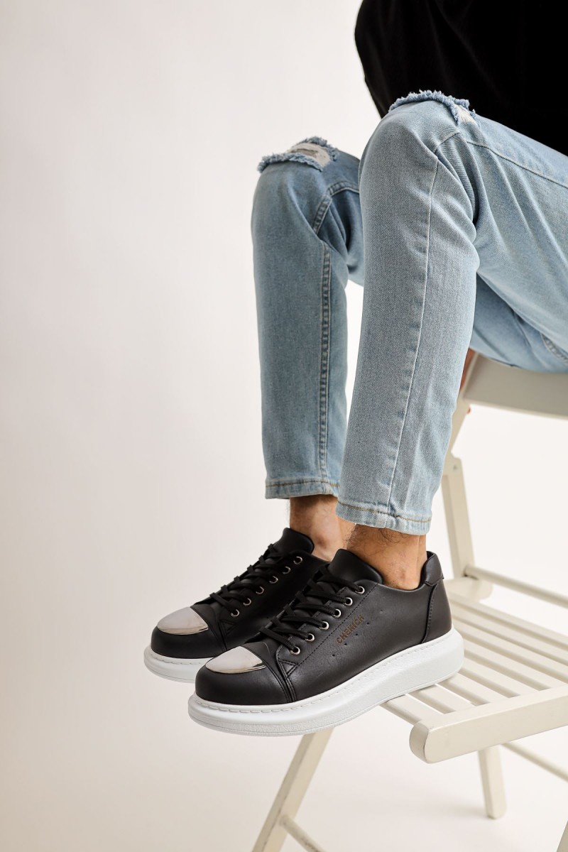 Erkek Sneaker - Siyah Beyaz - 175