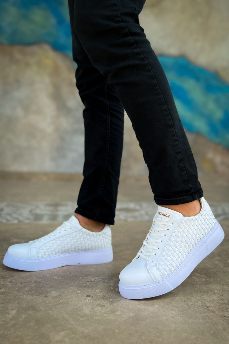 Mens Sneakers - White - 203