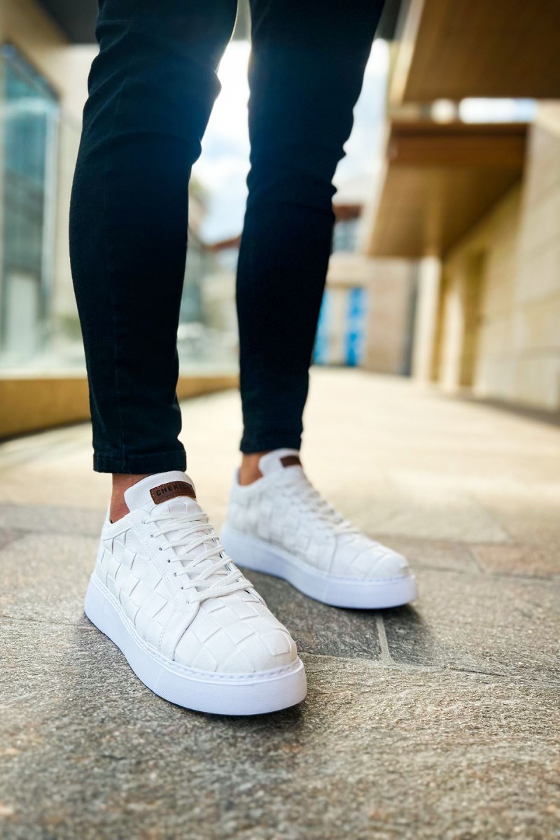 Mens Sneakers - White - 209