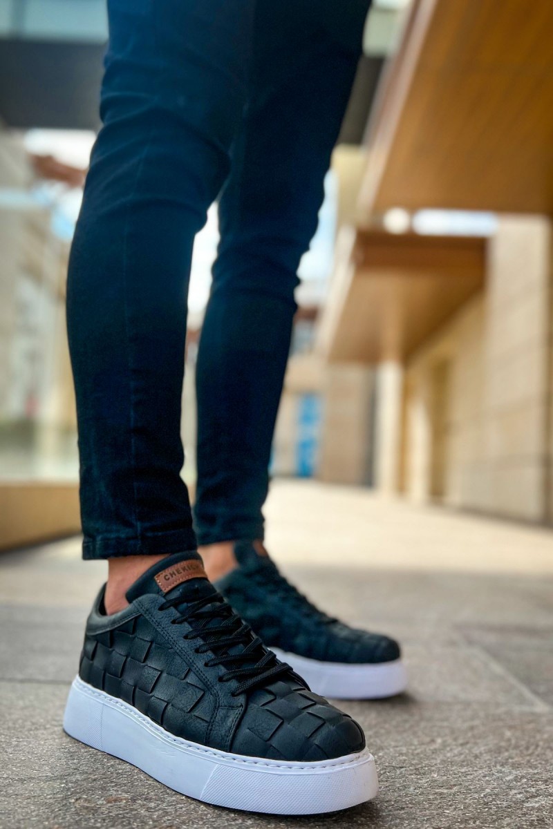 Erkek Sneaker - Siyah Beyaz - 209