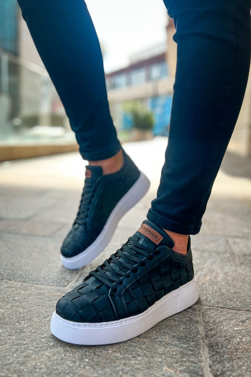Erkek Sneaker - Siyah Beyaz - 209