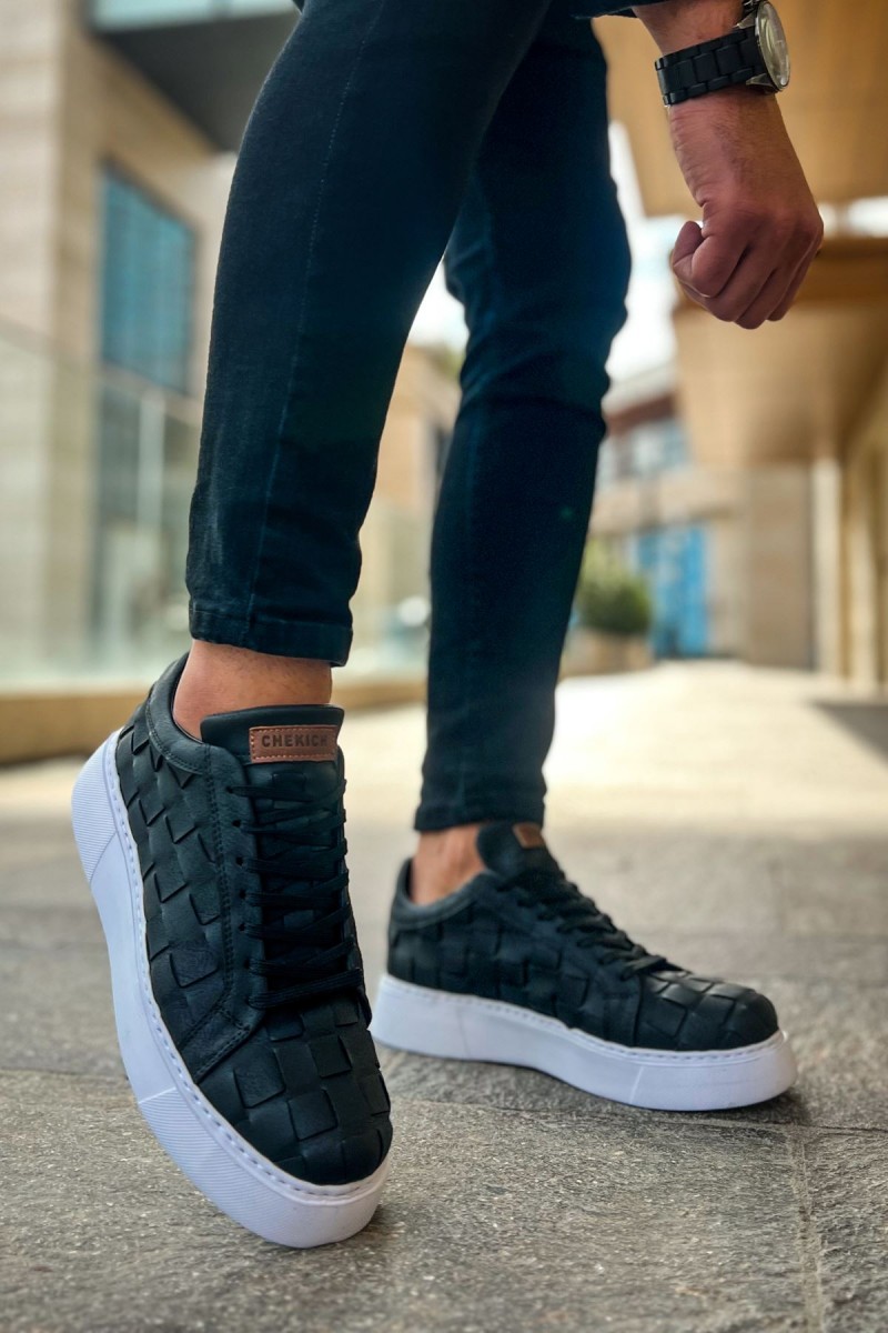 Erkek Sneaker - Siyah Beyaz - 209