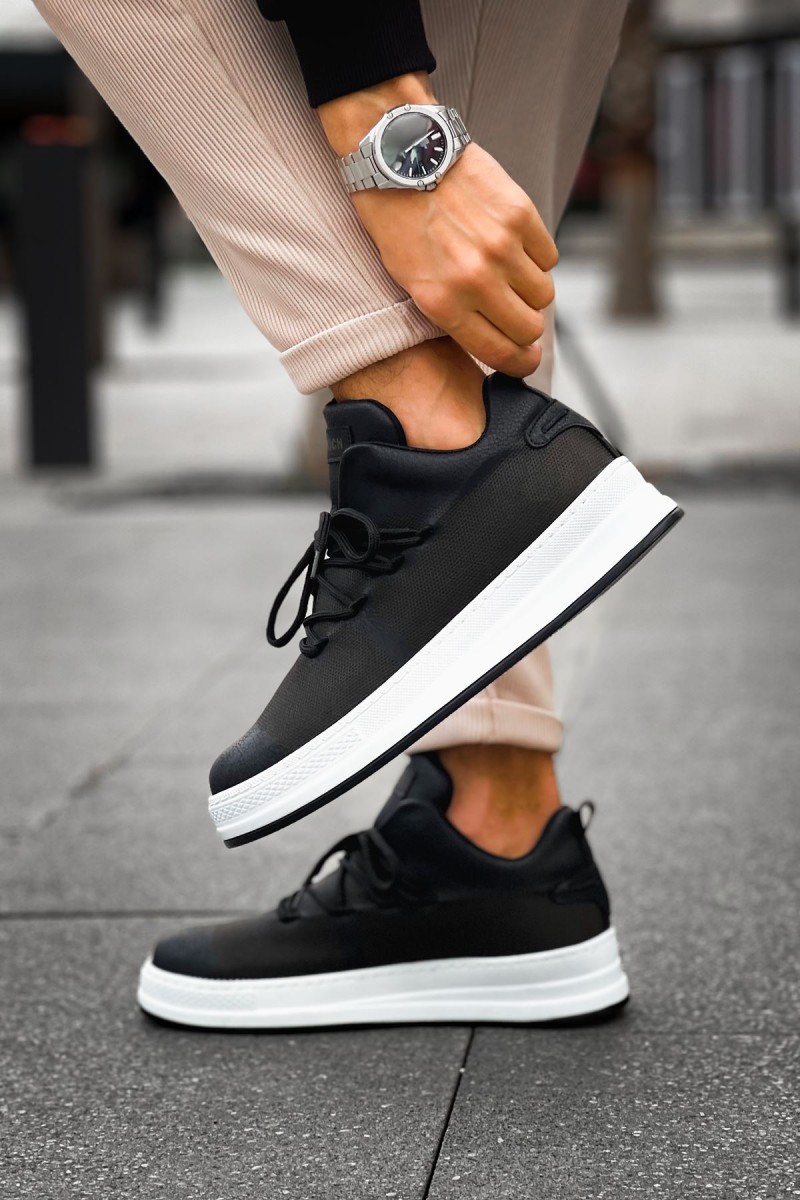 Erkek Sneaker - Siyah Beyaz - 219