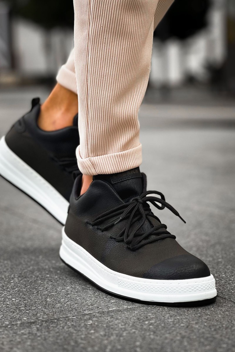 Erkek Sneaker - Siyah Beyaz - 219