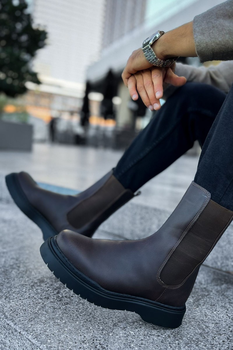 Erkek Bot - Kahverengi - 223