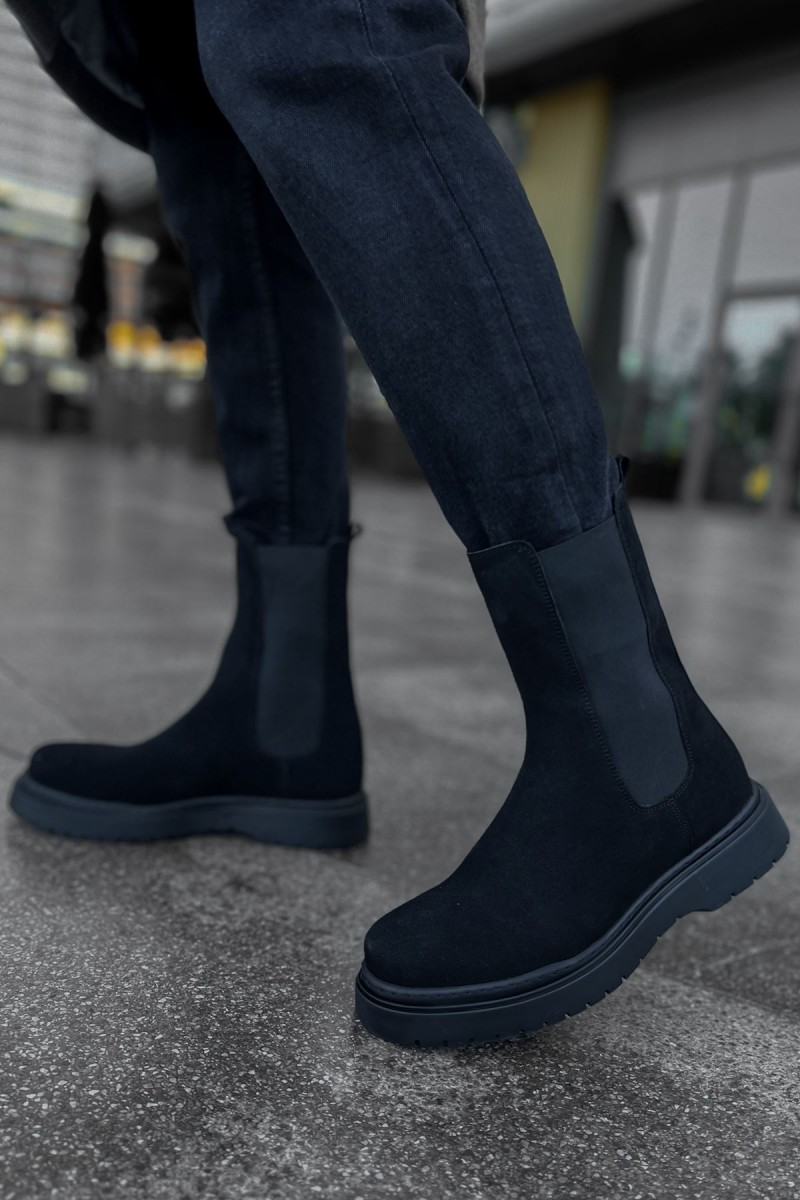 Erkek Alaska Bot - Siyah Süet - 223