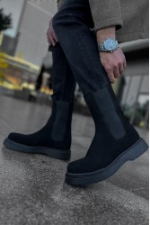 Erkek Alaska Bot - Siyah Süet - 223