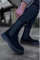 Erkek Alaska Bot - Siyah Süet - 223