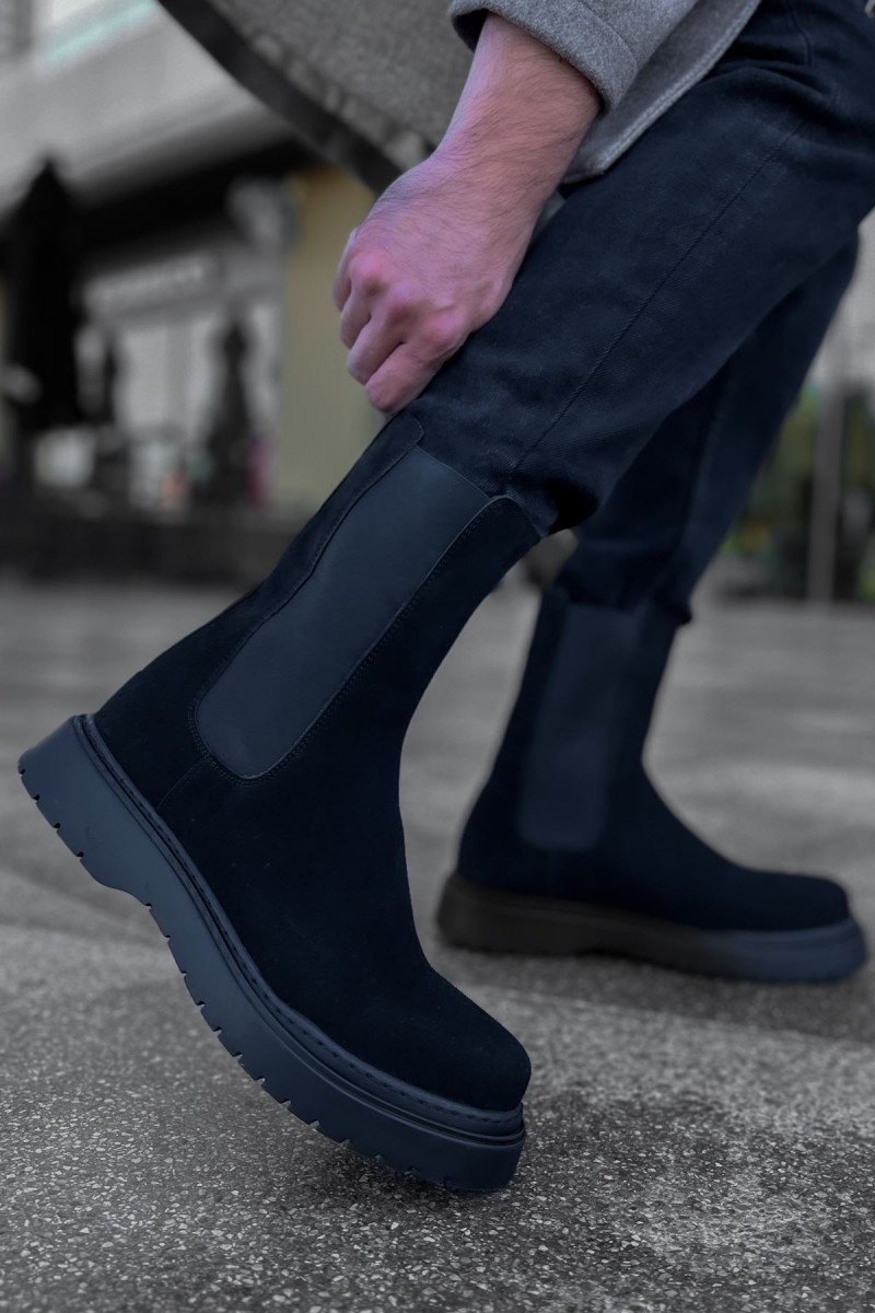 Erkek Alaska Bot - Siyah Süet - 223