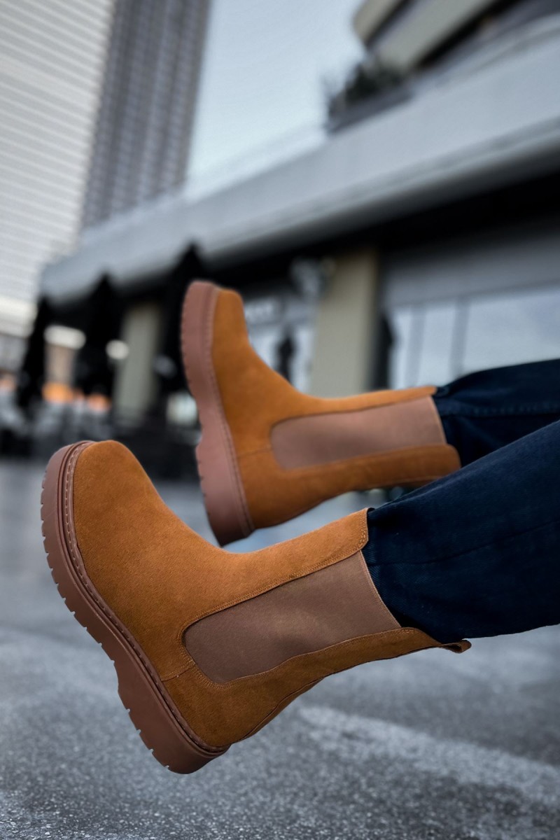 Erkek Bot - Taba Süet - 223