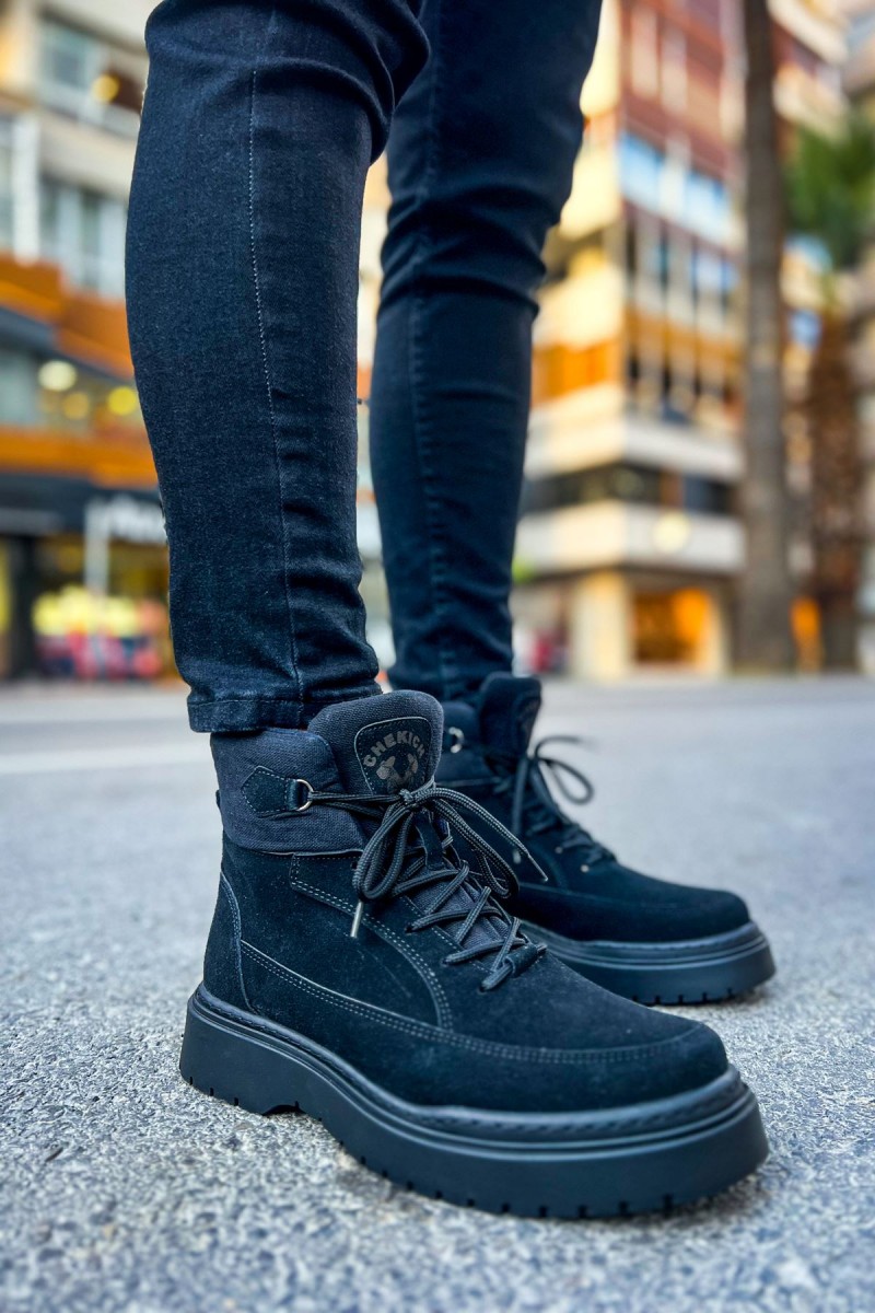 Erkek Bot -  Siyah - 225