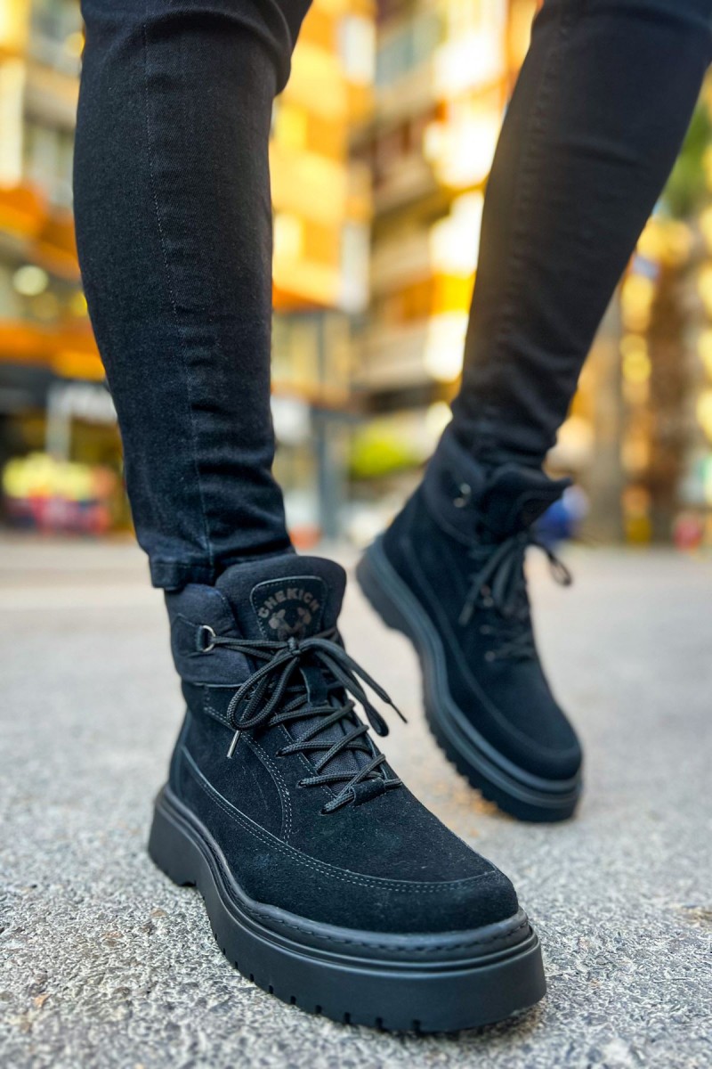 Erkek Bot -  Siyah - 225