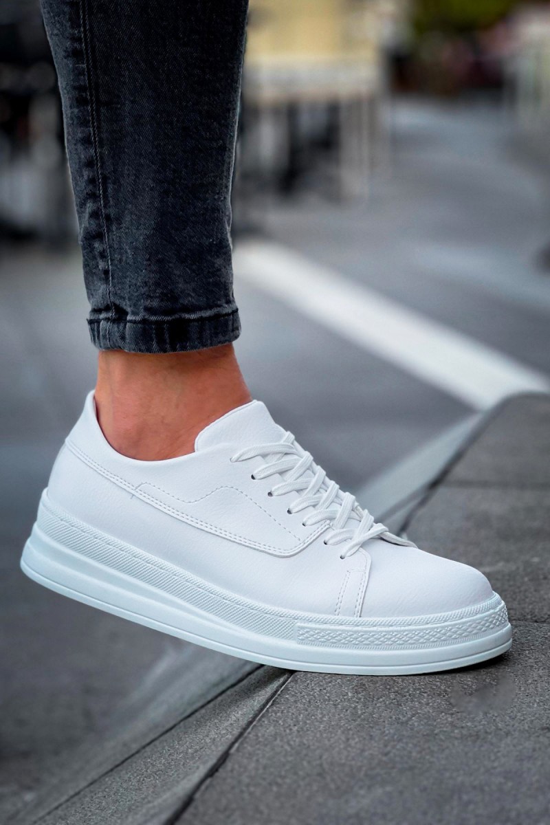Erkek Sneaker - Beyaz - 2401