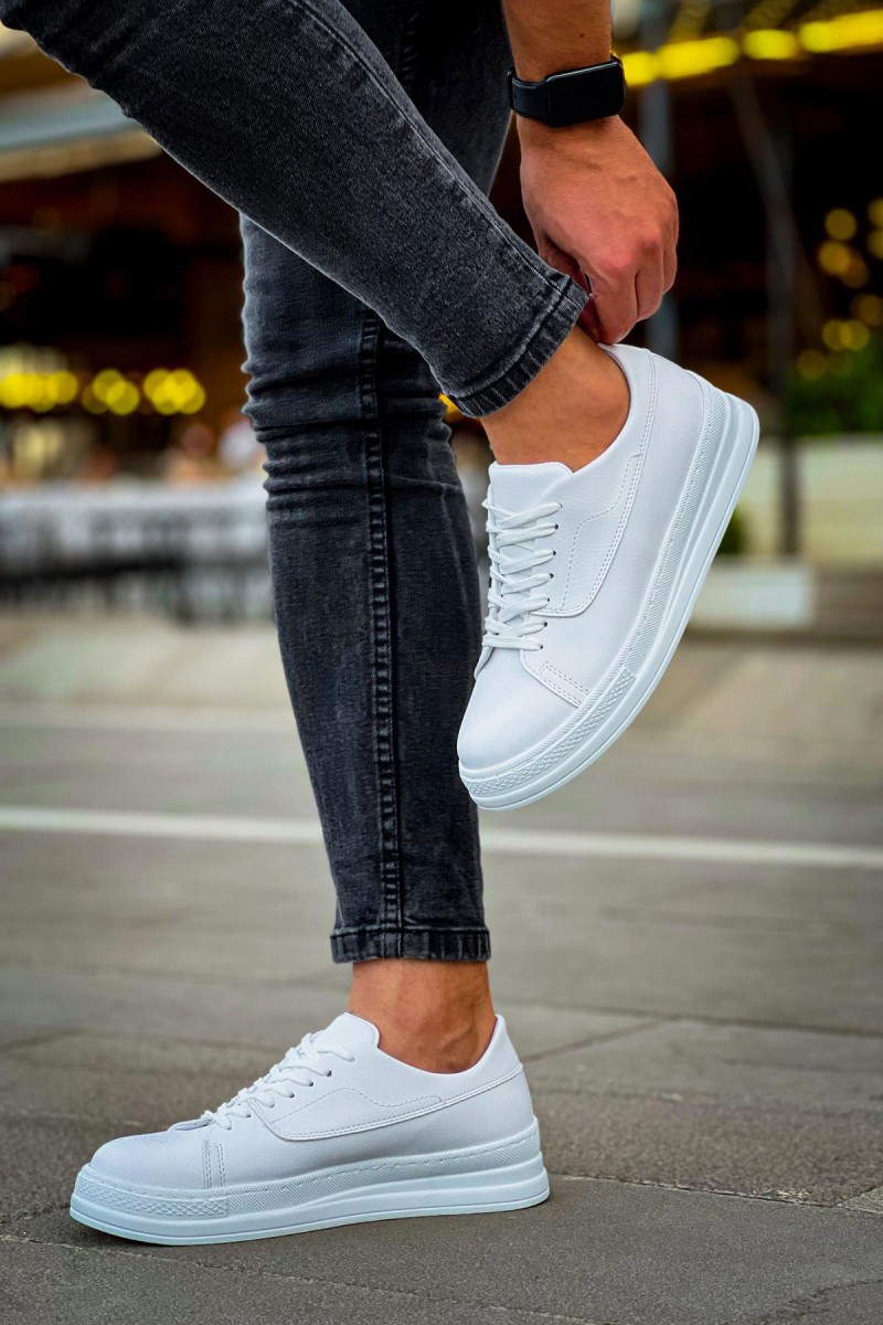 Erkek Sneaker - Beyaz - 2401