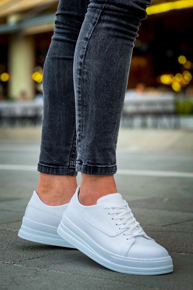 Erkek Sneaker - Beyaz - 2401
